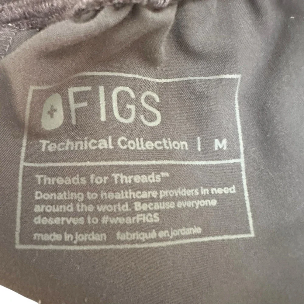 Figs Technical Collection Scrub Pants‎ Zamora PO 5854 Gray Hospital Medical M
